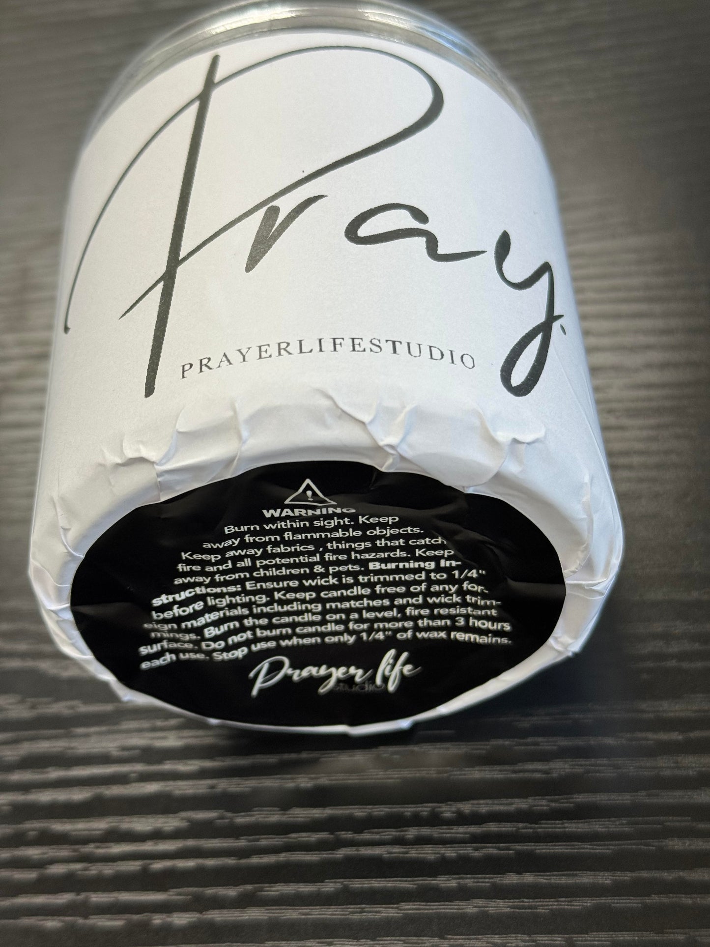 Prayer Life Studio Candle 