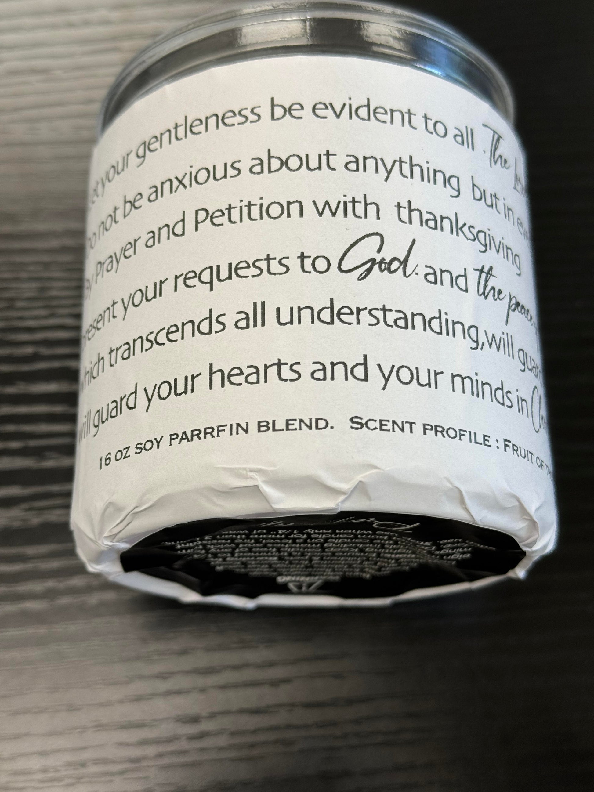 Prayer Life Studio Candle 
